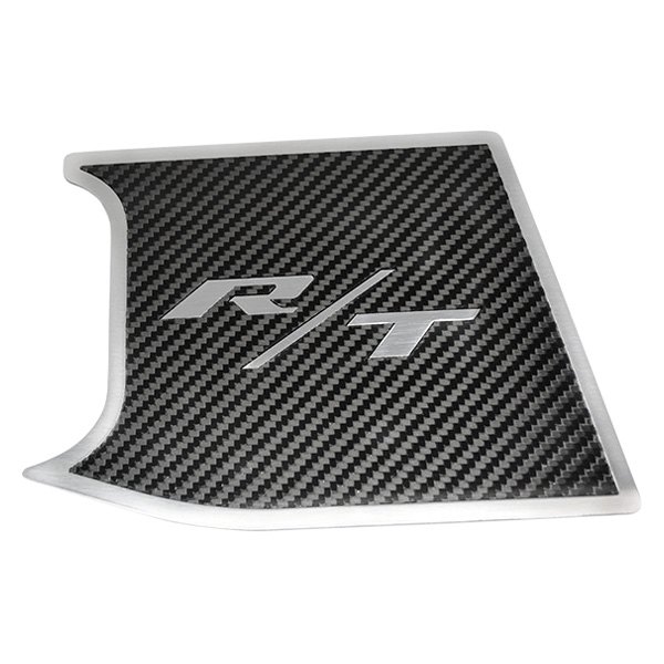 American Car Craft® - Carbon Fiber Anti Lock Brake Cover Top Plate with RT Logo