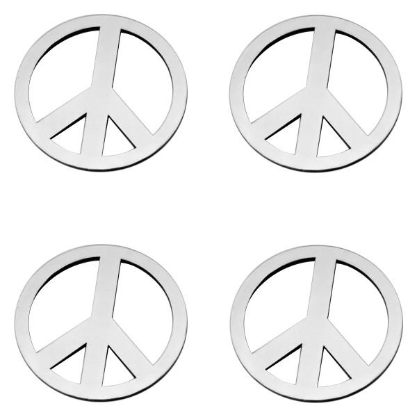 ACC® - "Peace Sign" Brushed Emblems