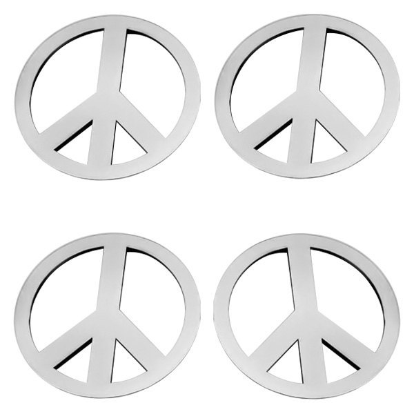 ACC® - "Peace Sign" Polished Emblems