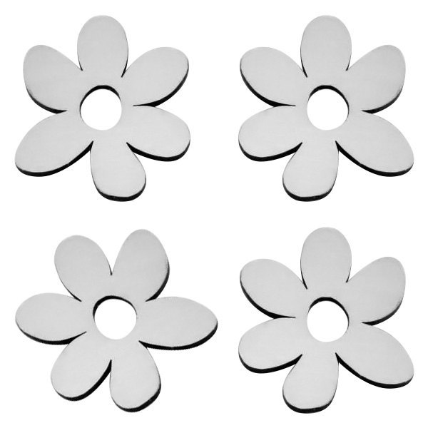ACC® - "Daisy Flower" Brushed Emblems
