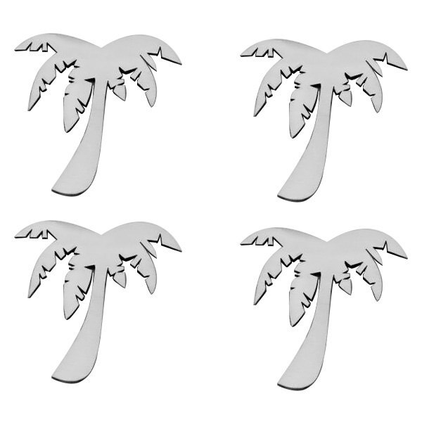 ACC® - "Palm Tree" Brushed Emblems