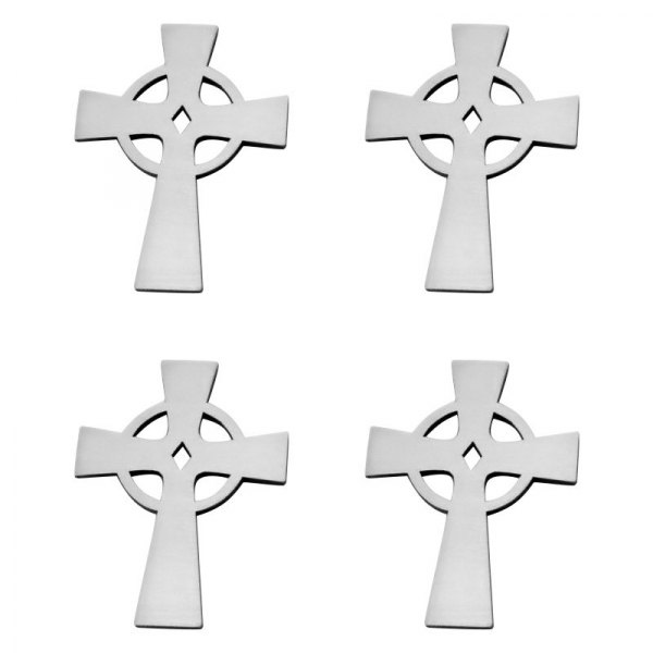 ACC® - "Celtic Cross" Brushed Emblems