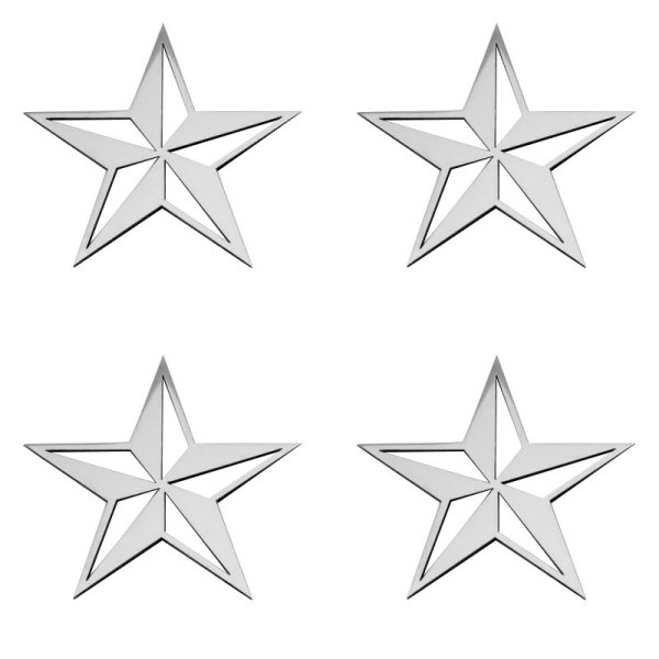 ACC® - "Nautical Star" Polished Emblems