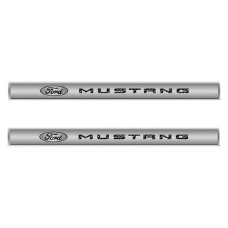 ACC® - Door Sills with Black Ford Mustang Logo