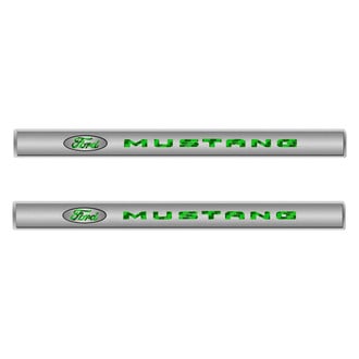 ACC® - Door Sills with Green Ford Mustang Logo