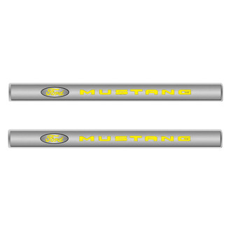 ACC® - Door Sills with Yellow Ford Mustang Logo