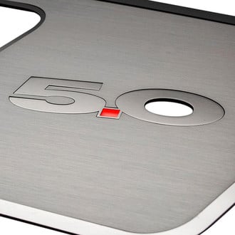 ACC® - Brushed Door Guards with Polished 5.0 Lettering