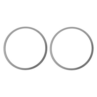 ACC® - Brushed Lower Door Speaker Trim Rings with Plain
