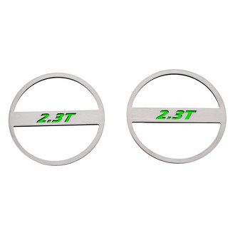 American Car Craft® - Lower Door Speaker Trim Kit with Logo