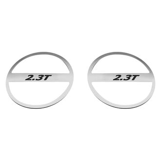 ACC® - Brushed Lower Door Speaker Trim Kit with Black 2.3T Logo