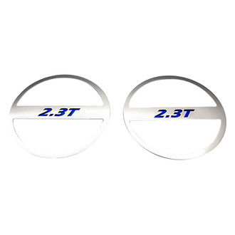 ACC® - Brushed Lower Door Speaker Trim Kit with Blue 2.3T Logo