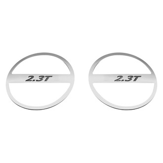 ACC® - Brushed Lower Door Speaker Trim Kit with Brushed Black 2.3T Logo