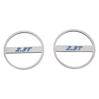 ACC® - Brushed Lower Door Speaker Trim Kit with Ford Blue 2.3T Logo