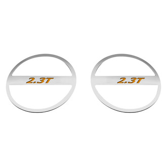ACC® - Brushed Lower Door Speaker Trim Kit with Orange 2.3T Logo