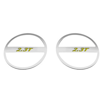 ACC® - Brushed Lower Door Speaker Trim Kit with Yellow 2.3T Logo