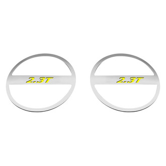 ACC® - Brushed Lower Door Speaker Trim Kit with Yellow 2.3T Logo