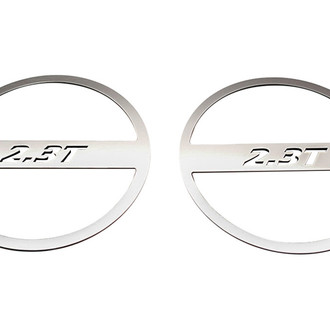 ACC® - Brushed Mid-Range Speaker Trim Kit with White 2.3T Logo