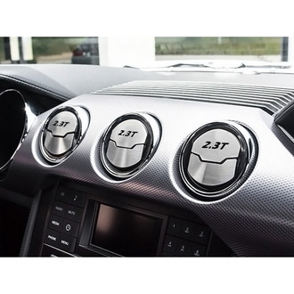 ACC® - A/C Vent Duct Covers with Brushed Black 2.3T Logo