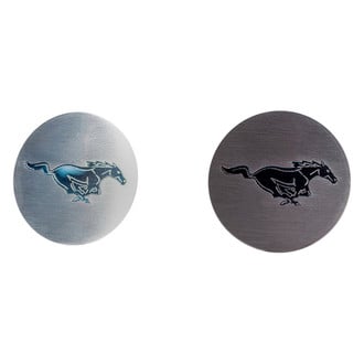 ACC® - Brushed Cup Holder Accent Plates with Pony Logo
