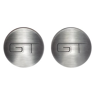 ACC® - Brushed Cup Holder Accent Plates with GT Logo