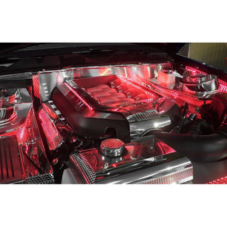 ACC® - Red Illuminated Polished Engine Shroud Cover