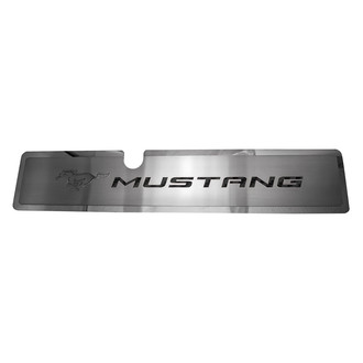 American Car Craft® - Radiator Cover Vanity Plate with Etched ''Pony'' and ''Mustang'' Lettering