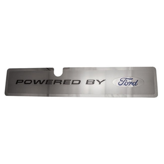 American Car Craft® - Radiator Cover Vanity Plate with "Powered by Ford" Lettering and Logo