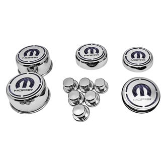 ACC® - Brushed Cap Cover Set with Mopar Logo