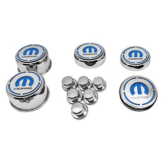 ACC® - Brushed Cap Cover Set with Mopar Logo