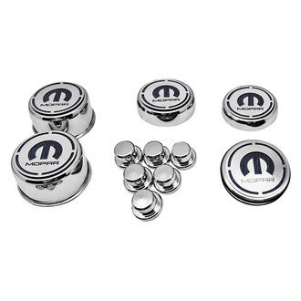 ACC® - Brushed Cap Cover Set with Mopar Logo