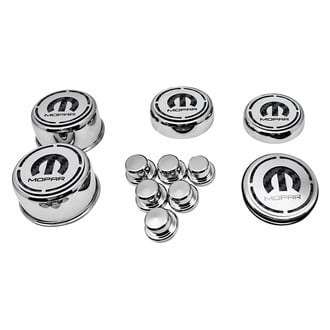 ACC® - Brushed Cap Cover Set with Mopar Logo