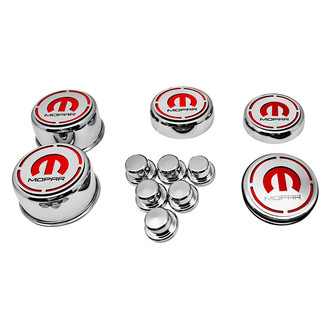 ACC® - Brushed Cap Cover Set with Mopar Logo
