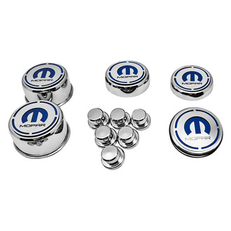 ACC® - Brushed Cap Cover Set with Mopar Logo