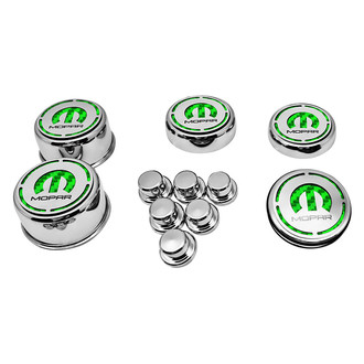 ACC® - Brushed Cap Cover Set with Mopar Logo