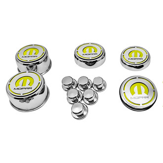ACC® - Brushed Cap Cover Set with Mopar Logo