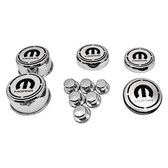 ACC® - Brushed Cap Cover Set with Mopar Logo