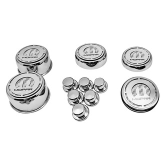 ACC® - Brushed Cap Cover Set with Mopar Logo