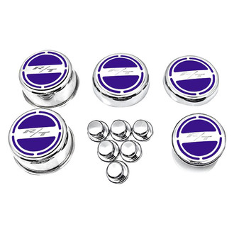 ACC® - Brushed Plum Crazy Purple Solid Cap Cover Set with RT Logo