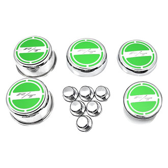ACC® - Brushed Synergy Green Solid Cap Cover Set with RT Logo
