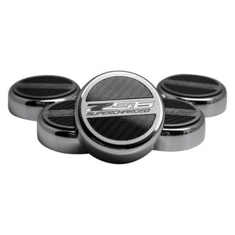ACC® - Carbon Fiber Cap Cover Set with Z06 Supercharged Logo