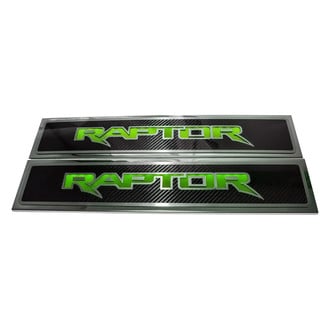 ACC® - Illuminated Polished/Carbon Fiber Front Door Sills with Raptor Logo