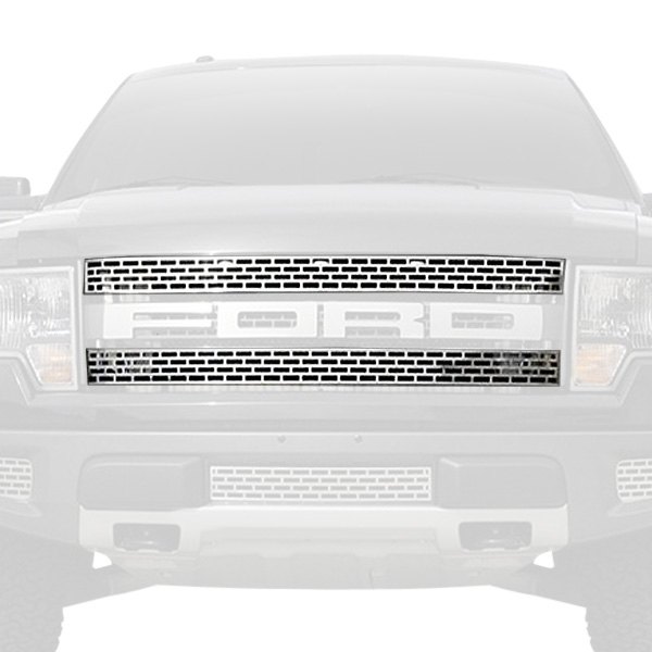 ACC® - 2-Pc Brushed CNC Machined Main Grille
