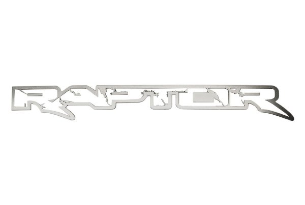ACC® - Frame Style "Raptor" Polished Exterior Badges