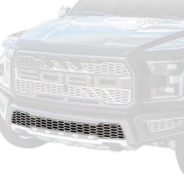 ACC® - 1-Pc Polished CNC Machined Center Bumper Grille