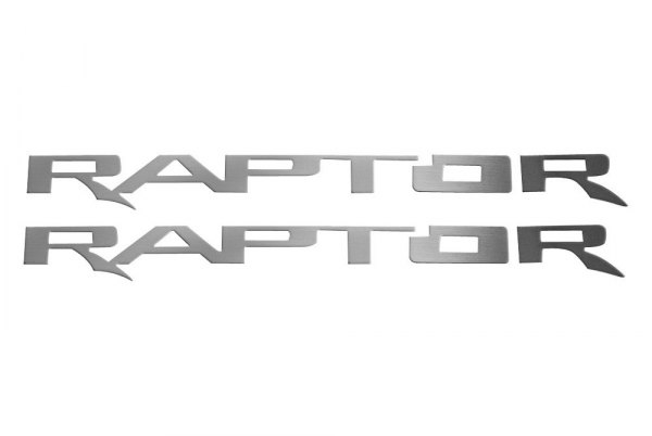 ACC® - "Raptor" Brushed Running Board Badges