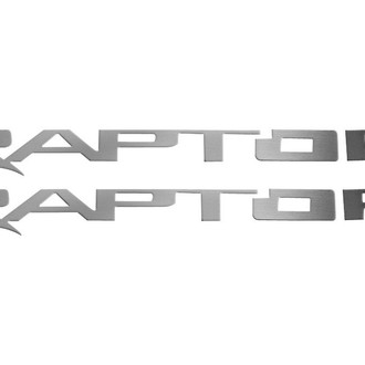 ACC® - "Raptor" Brushed Running Board Badges