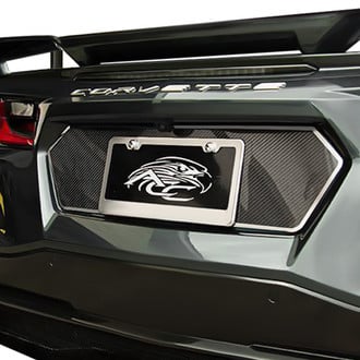 ACC® - Brushed License Plate Frame with Polished Stainless Trim