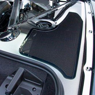 ACC® - Brushed Fender Covers with Carbon Fiber Inserts