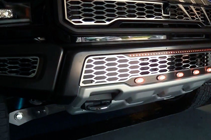 ACC® - Slash Style Front Center Grille "Raptor" LogoInstallation Video