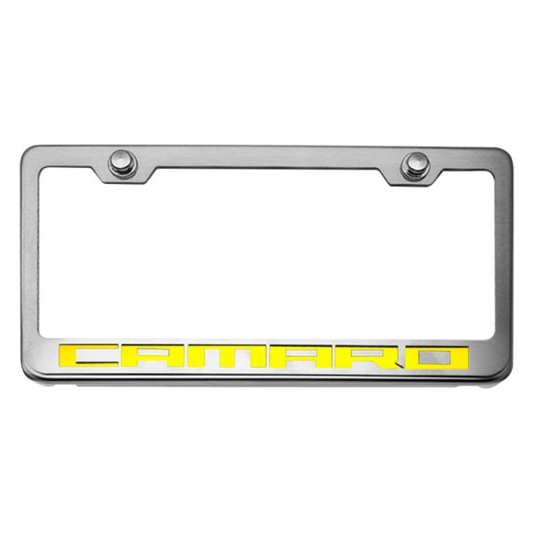 American Car Craft® - License Plate Frame with Camaro Logo